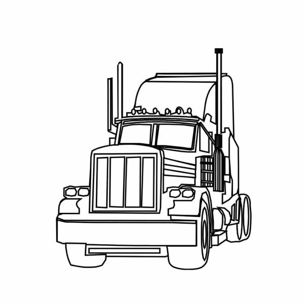 tô màu xe container 5