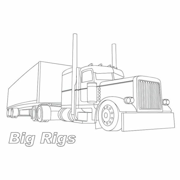 tô màu xe container 6