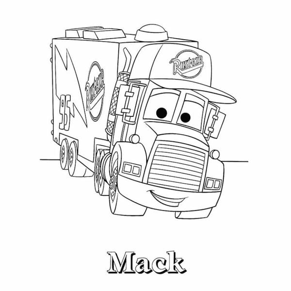 tô màu xe container 7