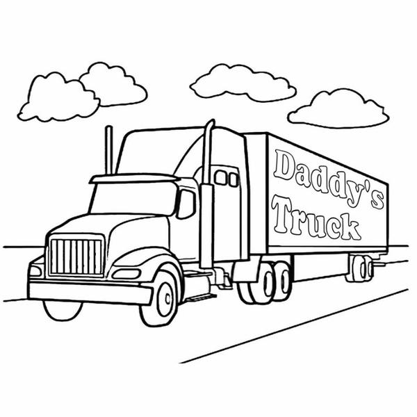 tô màu xe container