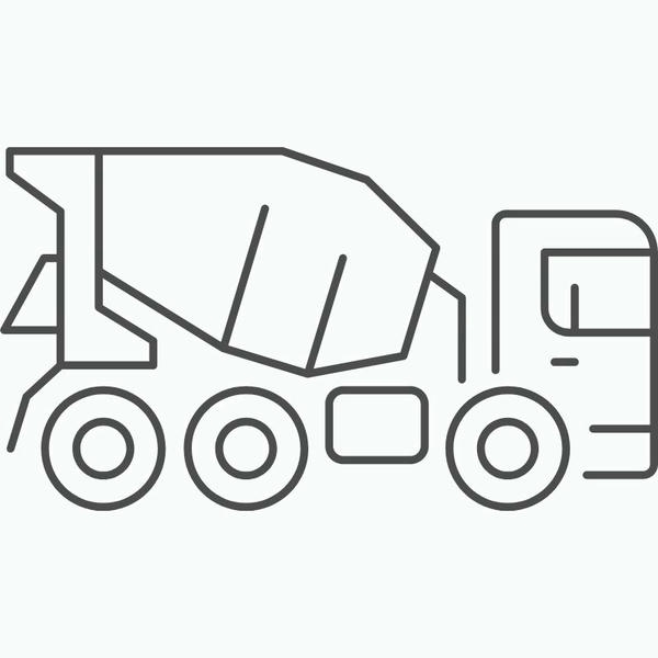 tô màu xe trộn bê tông 9