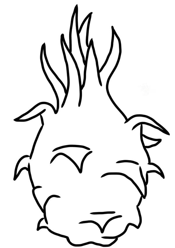 trái cây tranh tô màu các loại quả