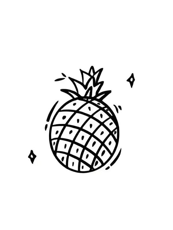 tranh tô màu các loại quả 15