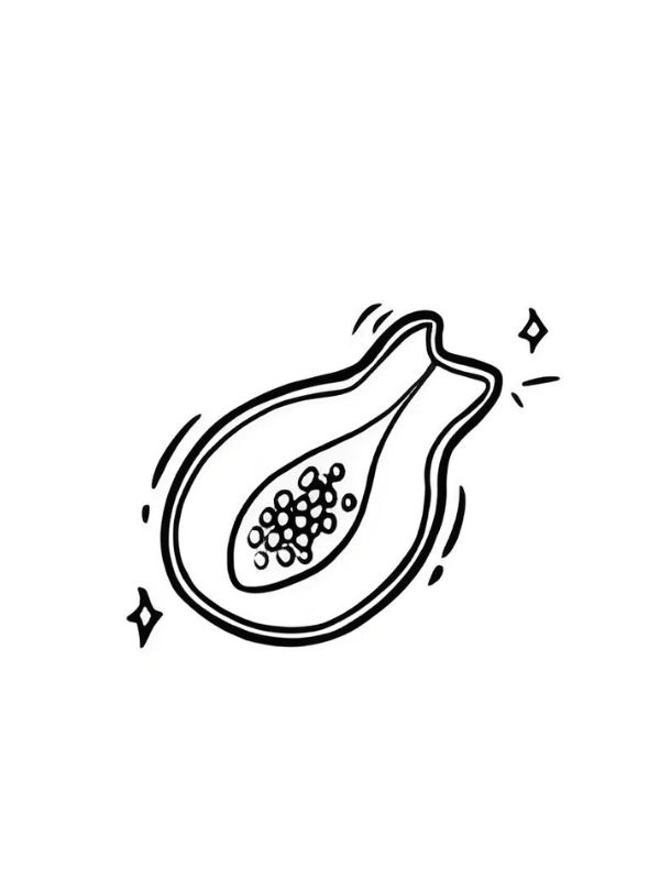 tranh tô màu các loại quả 18