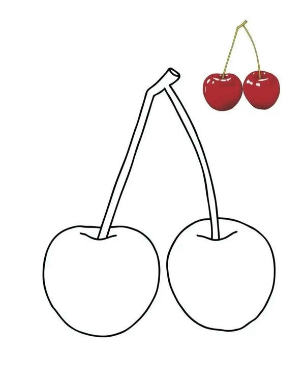 tranh tô màu các loại quả 25