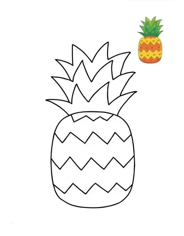 tranh tô màu các loại quả 29