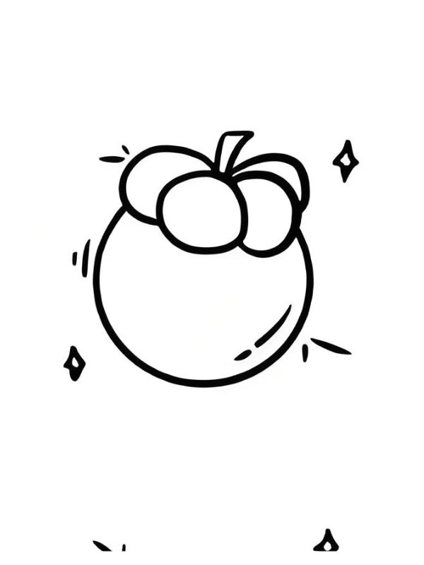 tranh tô màu các loại quả 3
