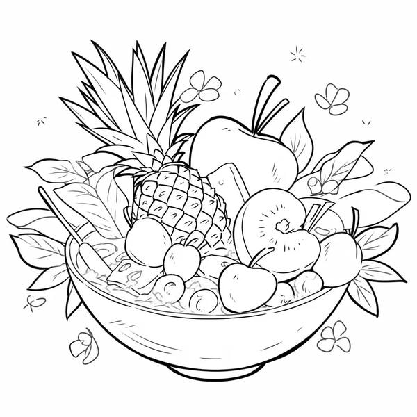 tranh tô màu các loại quả 33