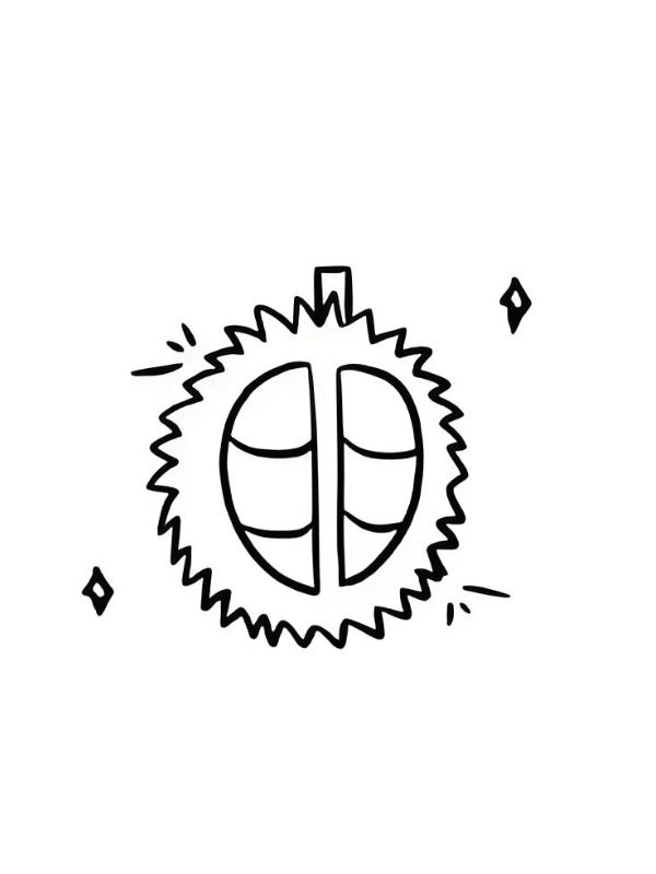 tranh tô màu các loại quả 7