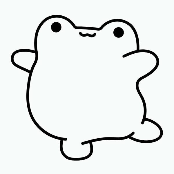 tranh tô màu con ếch 10