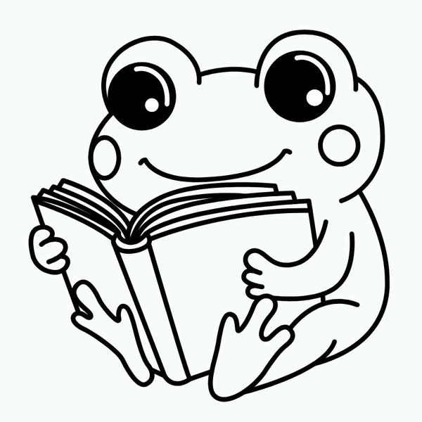 tranh tô màu con ếch 13