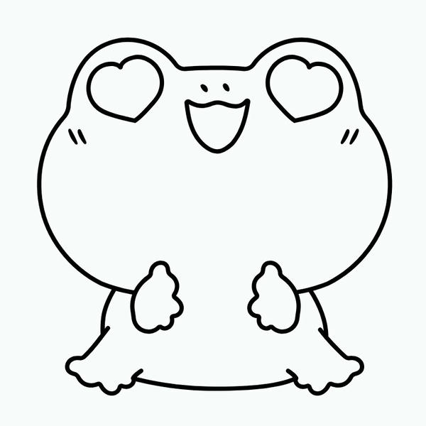 tranh tô màu con ếch 16