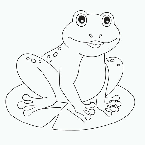 tranh tô màu con ếch 17