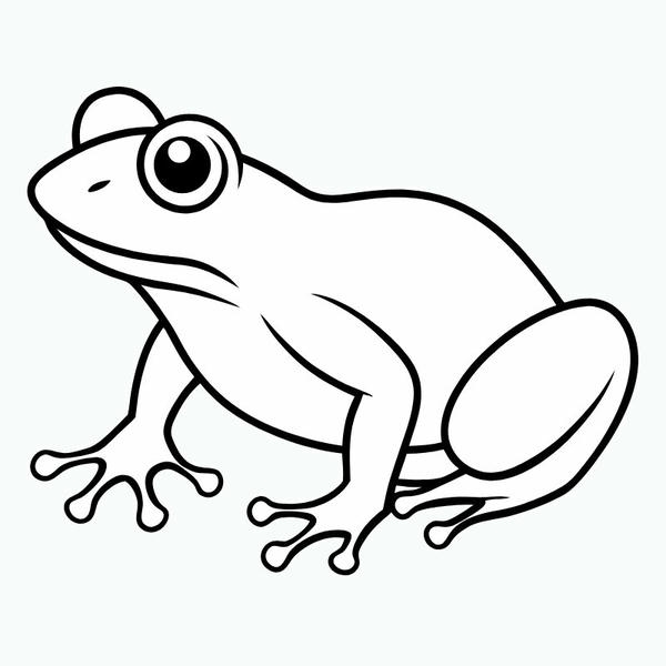 tranh tô màu con ếch 20