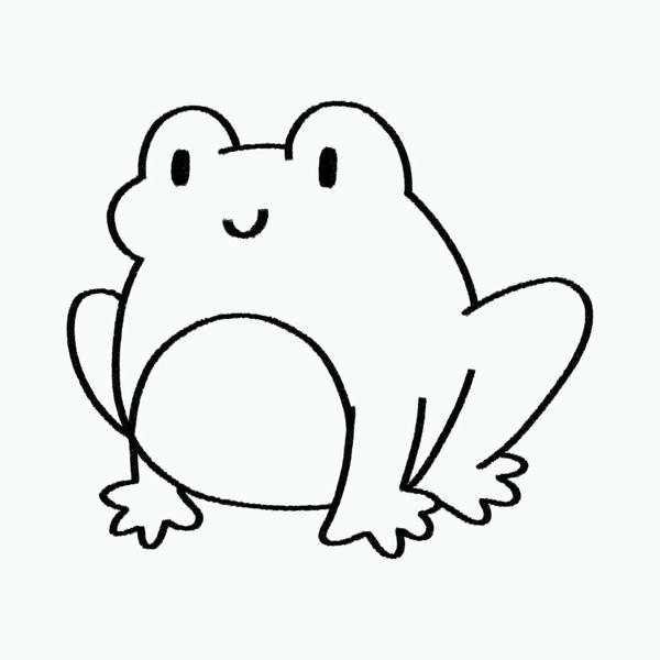 tranh tô màu con ếch 21