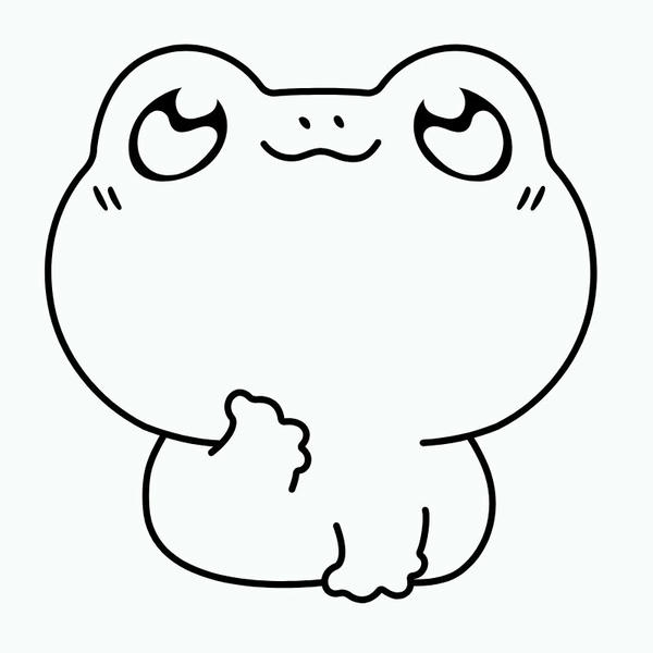 tranh tô màu con ếch 22