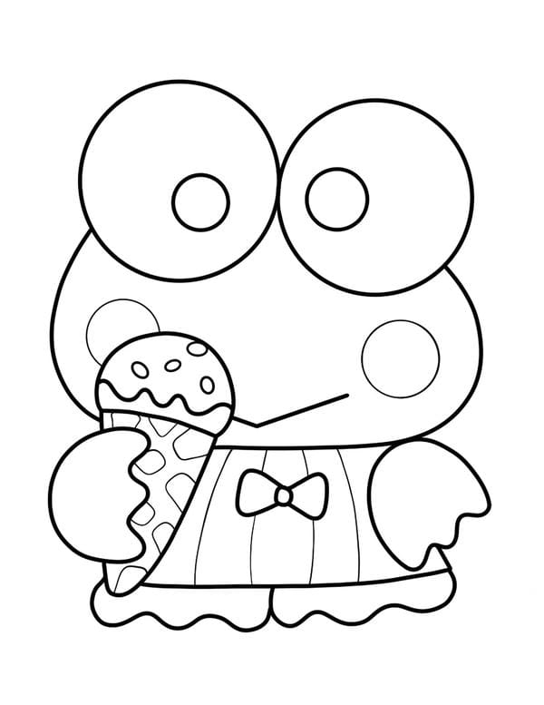 tranh tô màu con ếch 24