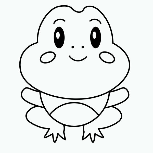 tranh tô màu con ếch 24