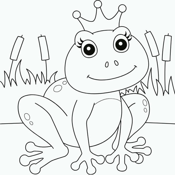 tranh tô màu con ếch 26