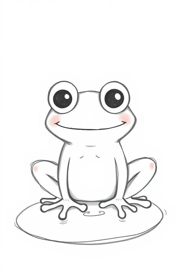 tranh tô màu con ếch 28