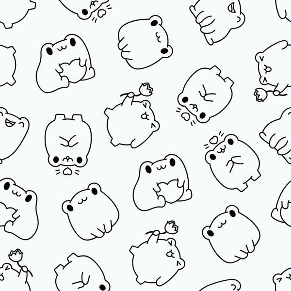 tranh tô màu con ếch 28