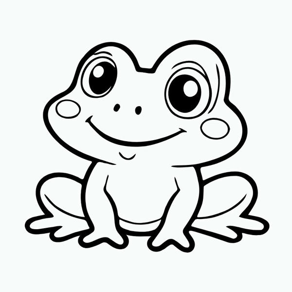 tranh tô màu con ếch 29