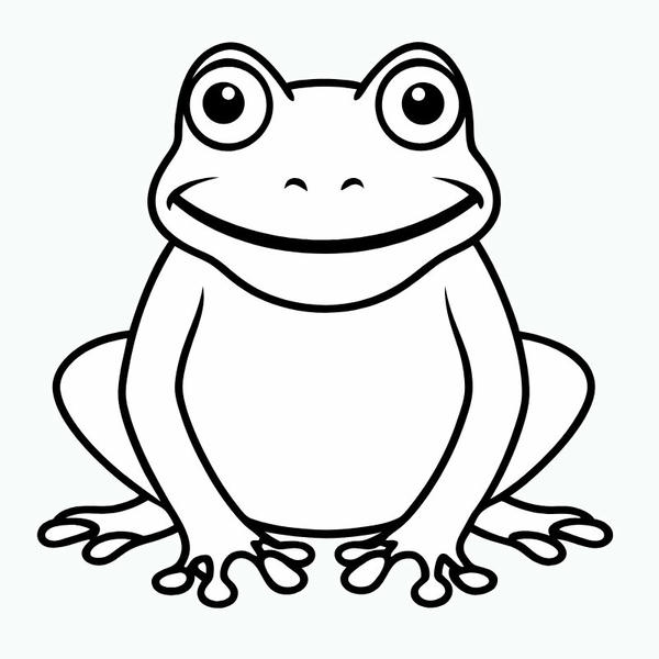 tranh tô màu con ếch 30