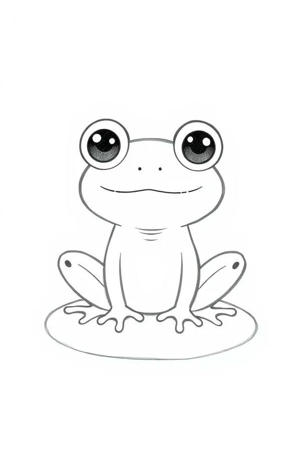 tranh tô màu con ếch 31