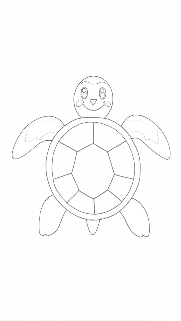 tranh tô màu con rùa 10