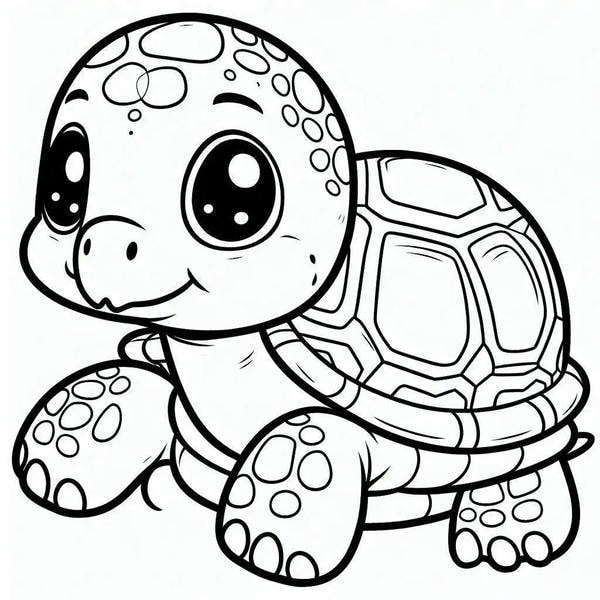 tranh tô màu con rùa 19