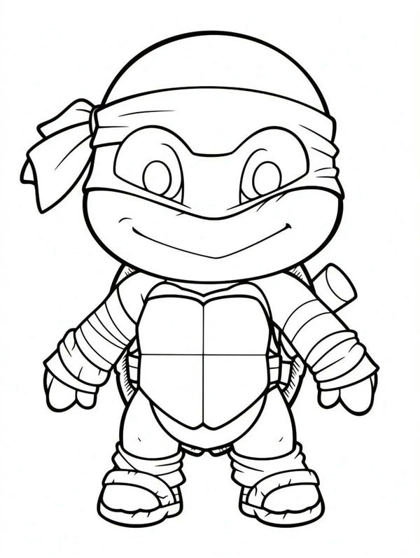 tranh tô màu con rùa 22