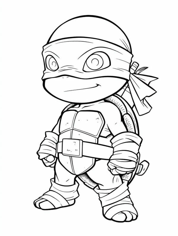 tranh tô màu con rùa 23