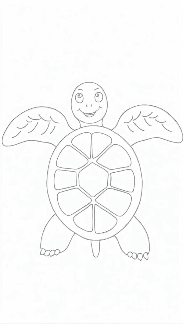 tranh tô màu con rùa 8