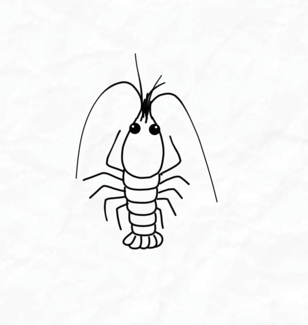 tranh tô màu con tôm 25