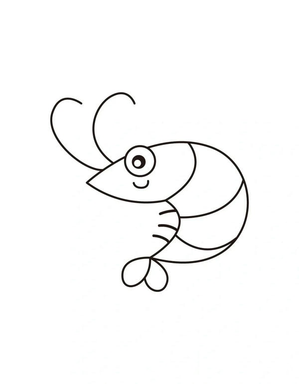 tranh tô màu con tôm 28