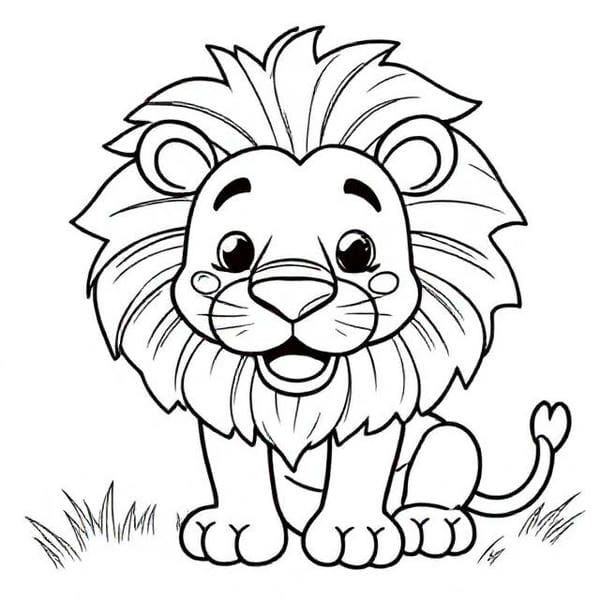 tranh tô màu con vật sống trong rừng 15