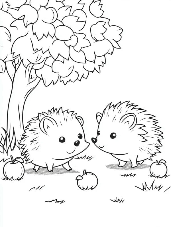 tranh tô màu con vật sống trong rừng 17