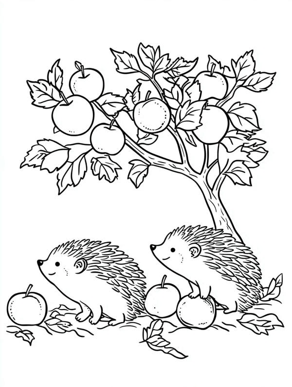 tranh tô màu con vật sống trong rừng 18