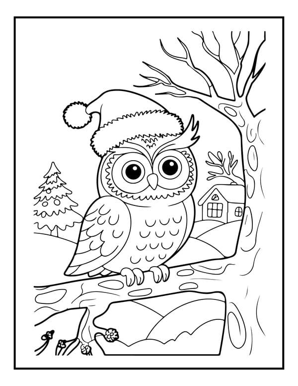 tranh tô màu con vật sống trong rừng 22