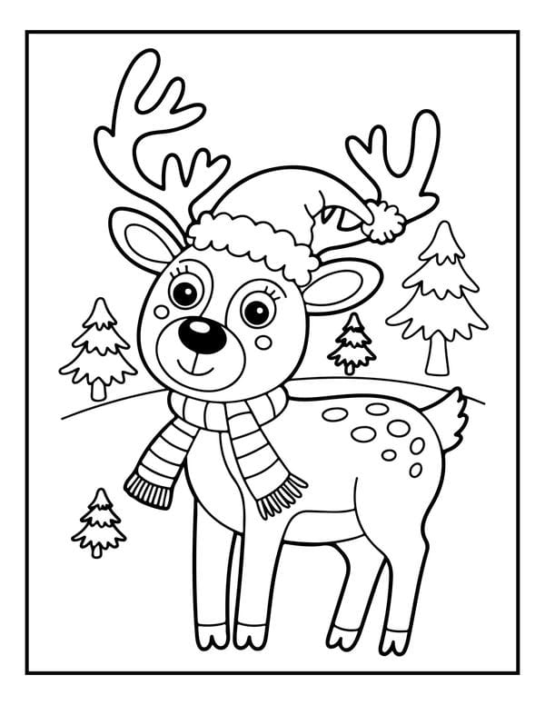 tranh tô màu con vật sống trong rừng 29