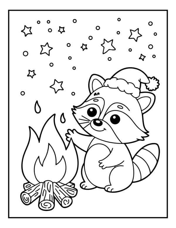 tranh tô màu con vật sống trong rừng 31