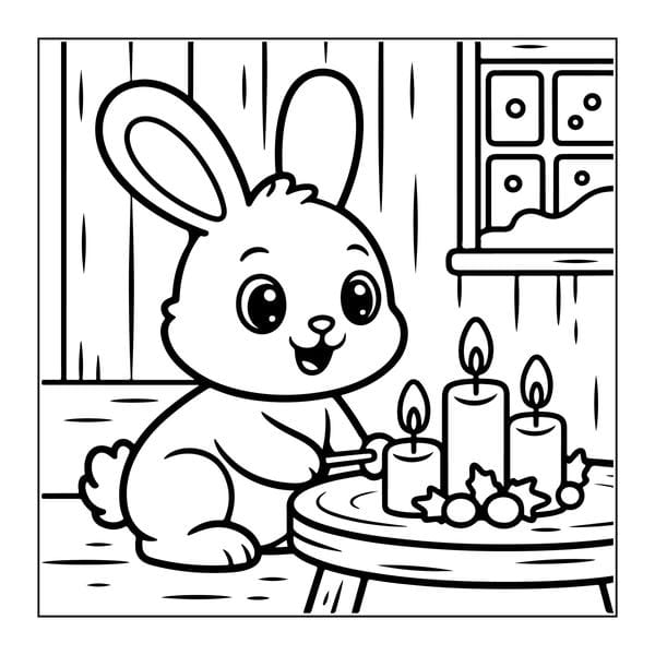 tranh tô màu con vật sống trong rừng 35