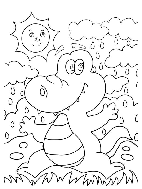 tranh tô màu con vật sống trong rừng 37