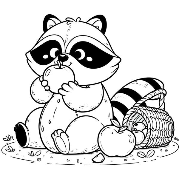 tranh tô màu con vật sống trong rừng 7