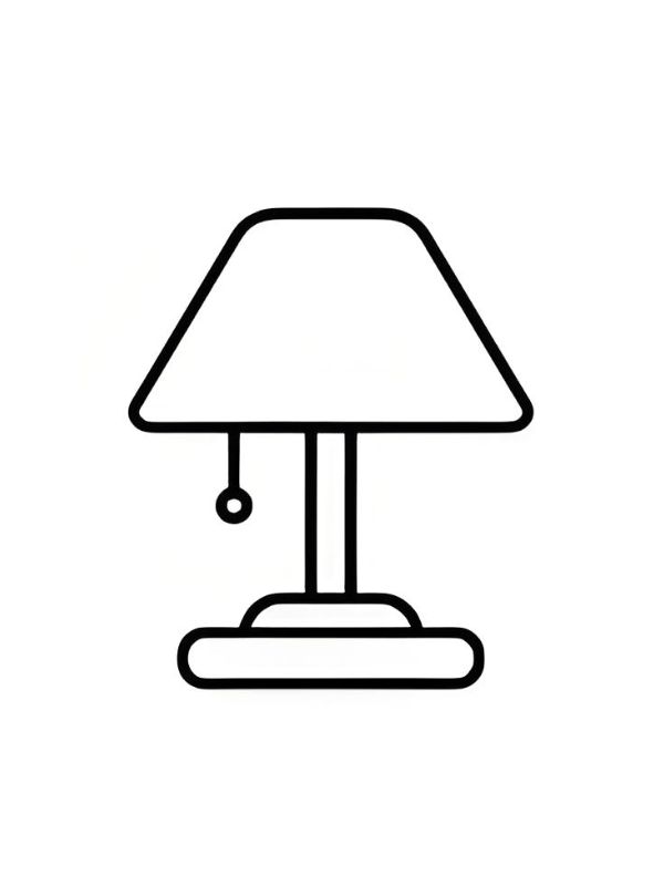 tranh tô màu đồ dùng gia đình 10