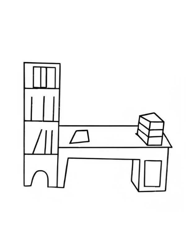 tranh tô màu đồ dùng gia đình 25