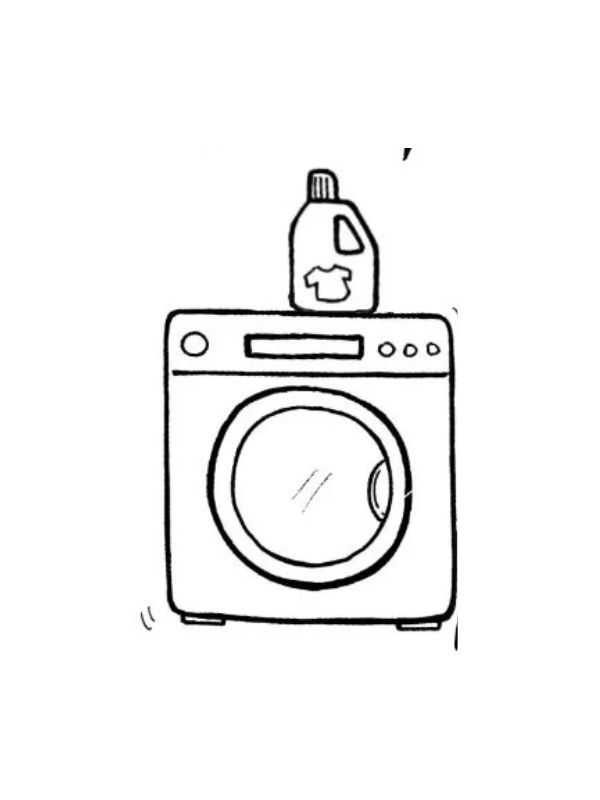 tranh tô màu đồ dùng gia đình 27