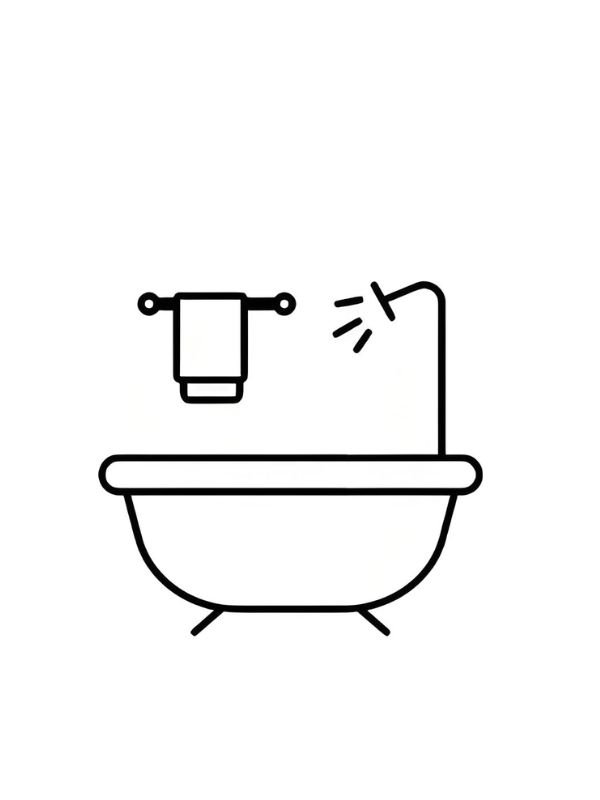 tranh tô màu đồ dùng gia đình 3