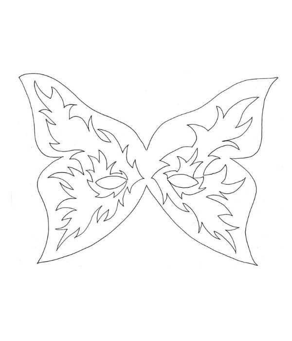 tranh tô màu mặt nạ halloween