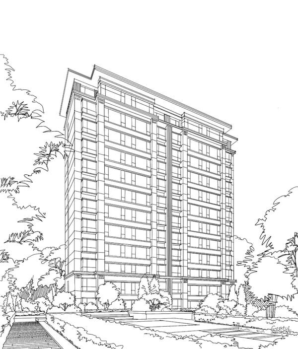 tranh tô màu ngôi nhà cao tầng 31